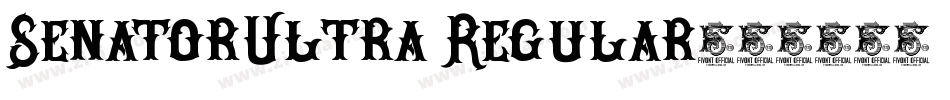 SenatorUltra Regular字体转换